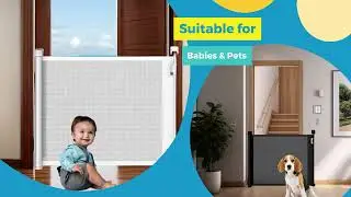 Kiddale Retractable Baby Gate to Keep your Baby Safe