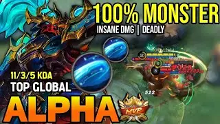 ALPHA BEST BUILD 2022 | TOP GLOBAL ALPHA GAMEPLAY | MOBILE LEGENDS✓