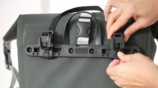 Bomence Fahrradtasche (gr&uuml;n) f&uuml;r Fahrrad Gep&auml;cktr&auml;ger, green bike pannier, wasserdicht, Satteltasche