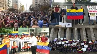 Venezuelans abroad protest against presidential elections
