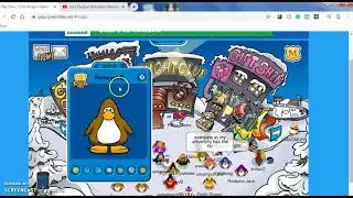 Club Penguin Rewritten Butterfly Pin ,Snow Forts Redisign PENGUIN STYLE FEB 2020 jan 30 2020