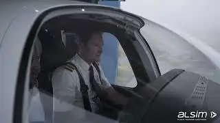 ALSIM - ALSR simulator (the exact replica of the Cirrus SR20 aircraft) was tested by Captain Joe