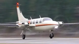 Piper PA-60-601P Aerostar Takeoff