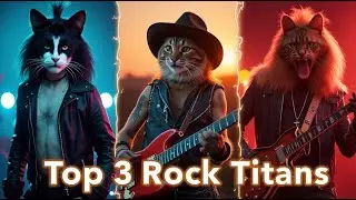 Epic Top 3: Kiss, Eagles, and Van Halen on MiauTV Hits 🎸🐾