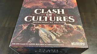 Clash of Cultures: Monumental Edition (WizKids) - Unboxing & Overview - Is This My Grail Civ Game?