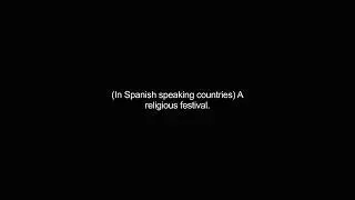 fiesta video Dictionary meaning and pronunciation