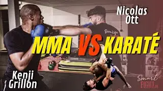 MMA vs Karat&eacute; avec Kenji Grillon - Champion du monde !!!