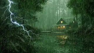 HEAVY RAIN AND THUNDER SOUNDS - DEEP SLEEP | Thunderstorm for Sleeping - Rain Sound Comfort #2