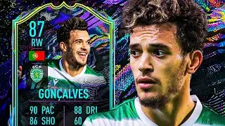 БРУНО 2.0?! 🤩 87 ОБЗОР ИГРОКА БУДУЩИХ ЗВЕЗД ПЕДРО ГОНСАЛЬВЕСА! - FIFA 21 Ultimate Team