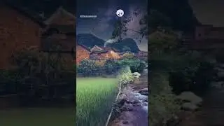 🌿🍃Nature status video in village #nature #sunrise #short
