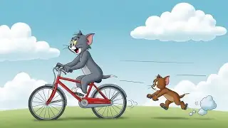Tom and Jerry Morning Bicycle Mayhem 🚲💨 | Funny Bike Chase | Kids Cartoon