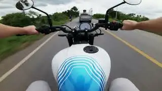 Royal Enfield Guerrilla 450 : Stock Exhaust - No Mods 1