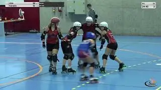 2023 Junior Roller Derby World Cup: O18 USA vs. Canada
