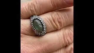 Серебряный перстень с лабрадоритом #jewelry #украшенияскамнями #авторскоесеребро #gemstone