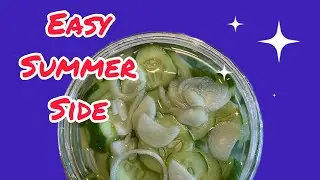 Easy Summer Side Dish #food #cucumber #cookingfromscratch #sidedish #gardening #salads #