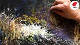 Get Expressive Landscape Drawings in Oil Pastel, Step by Step Demo