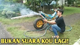 SATRIA MODIF GANTI SILENCER SELANG AIR || Seperti suara Dos,JRM,Fanterra, apa RCB ya?