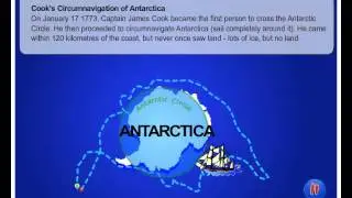 Captain Cook Circumnavigates Antarctica