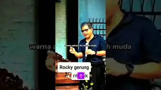 Rocky gerung coba hisap ganja nepal #rocky #trending #viral #ytshorts #narkotika