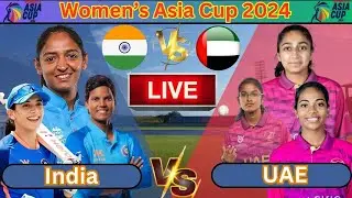 Live: India Women vs UAE Women 5th Match  | INDW vs UAEW 5th Match, W-Asia Cup 2024 #liveindwvsuaew