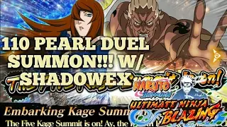 110 PEARL SUMMONS!!! W/ SHADOWEX!! - Naruto Blazing