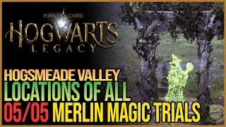 All 5 Hogsmeade Valley Merlin Trials Hogwarts Legacy