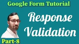 Form Response Validation | Response validation in Google Forms is a set of rules that limit the ans