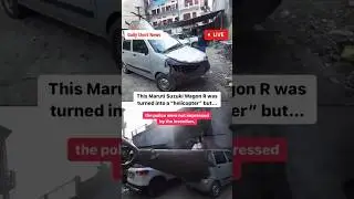🔴 Car ko banaya helicopter 🚁 #shorts #car #modified