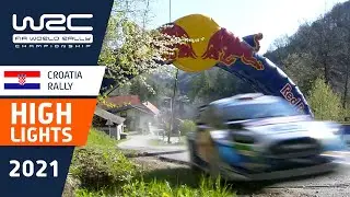 Highlights Stages 9-12 - Day 2 - WRC Croatia Rally 2021