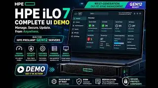 HPE iLO 7 and GEN 12 Server User Interface Demo #unboxing #how #what #demo #user #interface