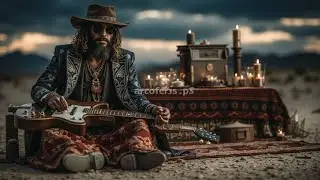 Desert Western Rock | Psychedelic Cowboy Guitar Riffs & Chill Horizon Drive Music