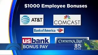 Large Employers Point To Tax Reform, Give Workers $1,000 Bonuses
