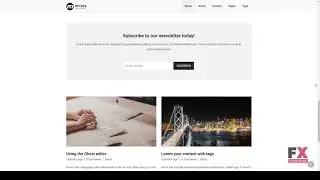 Miniblog - Responsive Ghost Template        Talbot Rylan