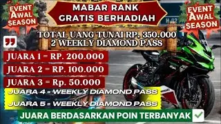 MABAR MOBILE LEGENDS GRATIS PUSH RANK GRATIS BERHADIAH