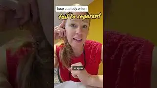 Lose custody when you fail to coparent. #divorcesettlement #childcustody #coparenting