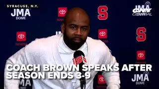 Syracuse Football Head Coach Fran&nbsp;Brown holds signing day press conference