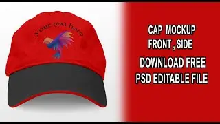 Cap tamplate | How to make Cap 3d mockup | Baseball Cap Mockup