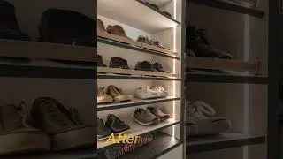 Men's Closet Makeover | Before and After Transformation #MensCloset #closetmakeover #beforeandafter