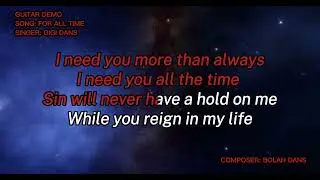 For All Time | by Gigi Dans | GUITAR DEMO Video |