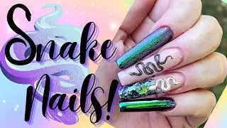 Snake nailssss! 🐍🐍🐍