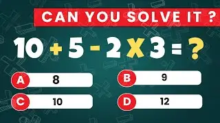 50 MATH QUIZ QUESTIONS 🔢 | Add, Subtract, LCM, BODMAS | The Quiz Point