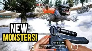 Not Zombies but MONSTERS on PUBG Mobile 0.13!