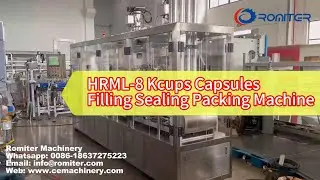 HRML-8 Kcups Coffee Capsule Filling Sealing Packing Machine