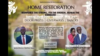 Home Restoration Evangelism Series - Day 2