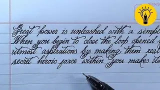 very beautiful handwriting || neat, clean cursive writing with gel pen || calligraphy idea