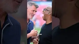 Ian Wright on his friendship with Roy Keane 🤣 #football #footballshorts