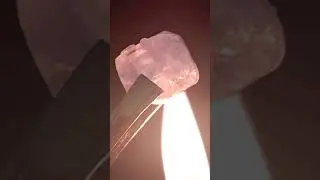 #ASRM #Destruction #Close-up fire burn a rock sugar slowmo