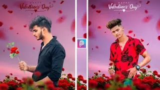 Valentine Day Especially Photo Editing Tutorial 🔥 14 Feb Photo Editing video