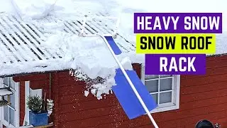 The Ultimate Snow Rake for Your Roof ❗ Roof Razor Roof Rake Review 2023