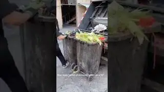 How many barrels of domestic waste can a 5M&sup3; volume compressed garbage truck actually load?